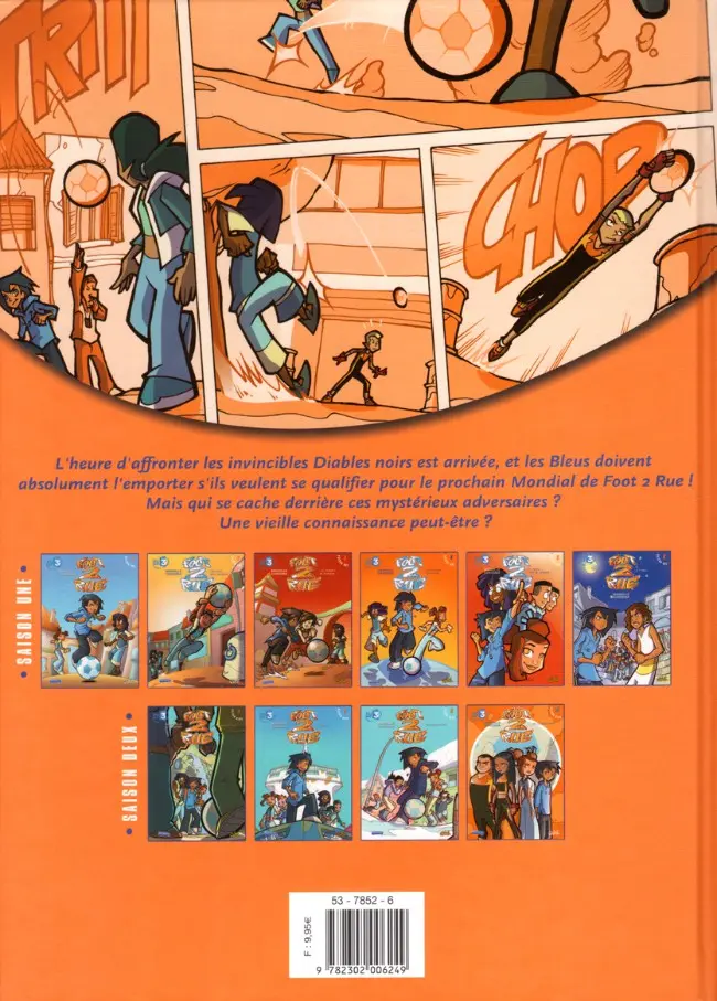 Verso de l'album Foot 2 rue Tome 10 Les diables noirs