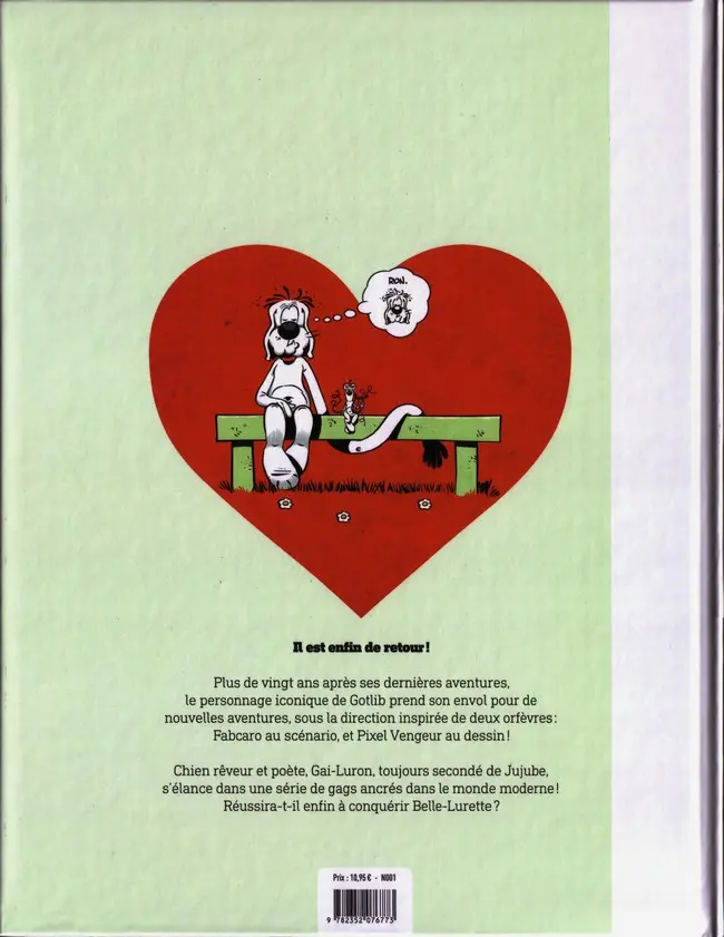Verso de l'album Les Nouvelles Aventures de Gai-Luron Tome 1 Gai-luron sent que tout lui échappe...