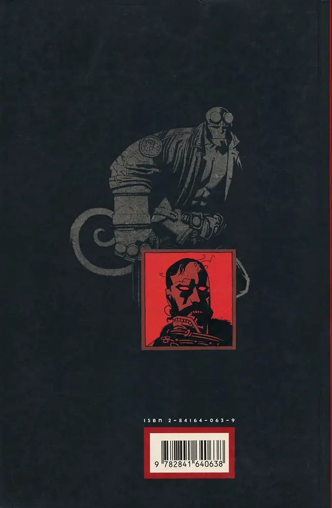 Verso de l'album Hellboy Tome 4 Au nom du diable