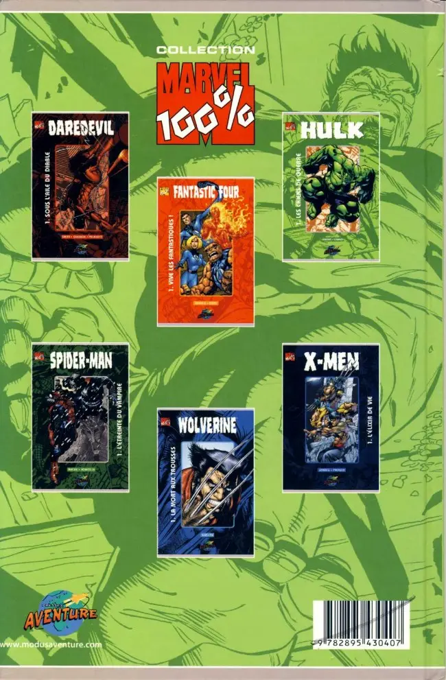 Verso de l'album Hulk Tome 1 Les chiens de guerre