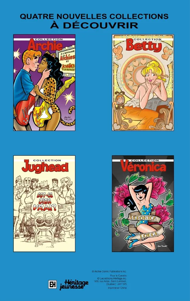 Verso de l'album Jughead Collection Tome 3 Est-ce bien vrai ?