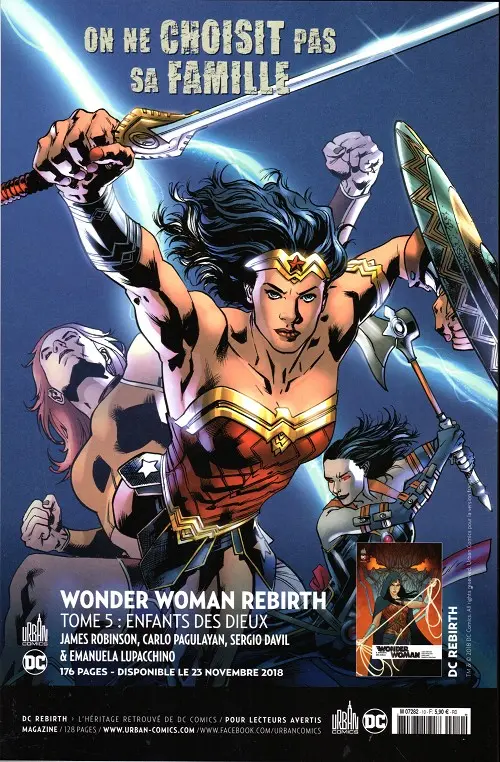 Verso de l'album Justice League - Récit Complet #10 Justice League of America : Frappe chirurgicale