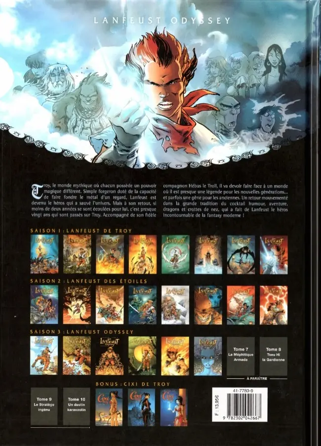 Verso de l'album Lanfeust Odyssey Tome 6 Le Delta Bilieux