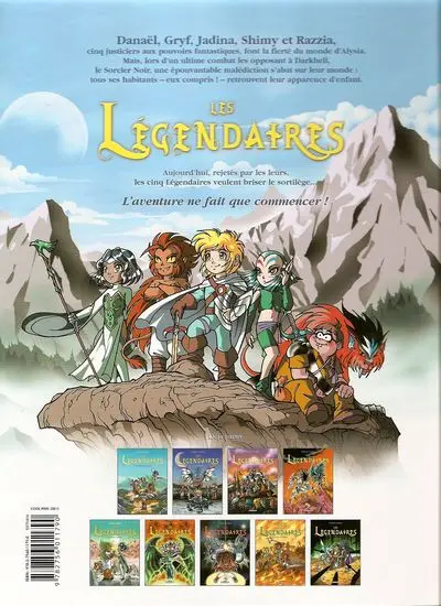 Verso de l'album Les Légendaires Tome 9 Le Cycle d'Anathos : L'Alystory