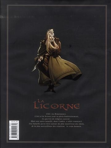 Verso de l'album La Licorne Edition Intégrale