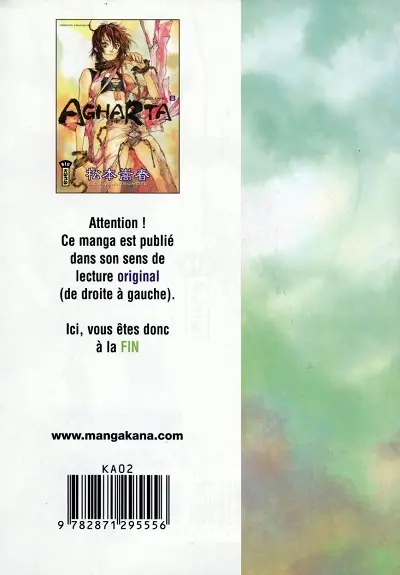 Verso de l'album Agharta Volume 8