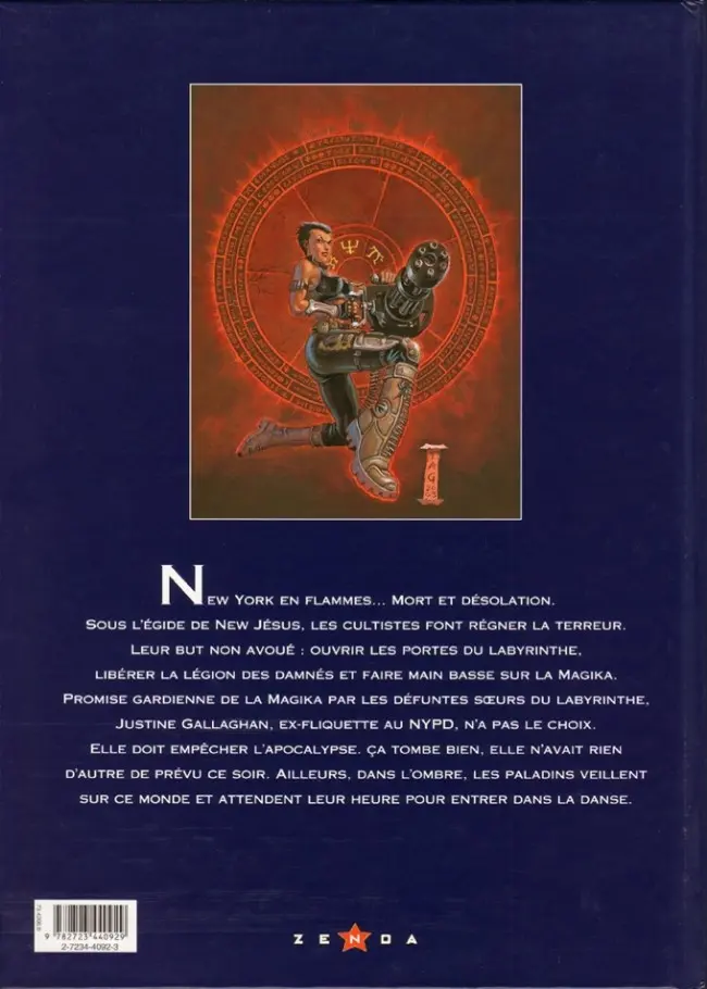 Verso de l'album Magika Tome 3 Paladin Inc.