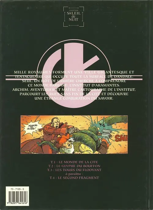 Verso de l'album Les Maîtres cartographes Tome 3 Les tours du Floovant