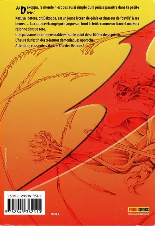 Verso de l'album Majin devil Tome 2