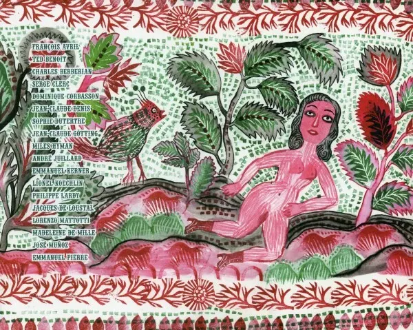 Verso de l'album Les Nus du crayon