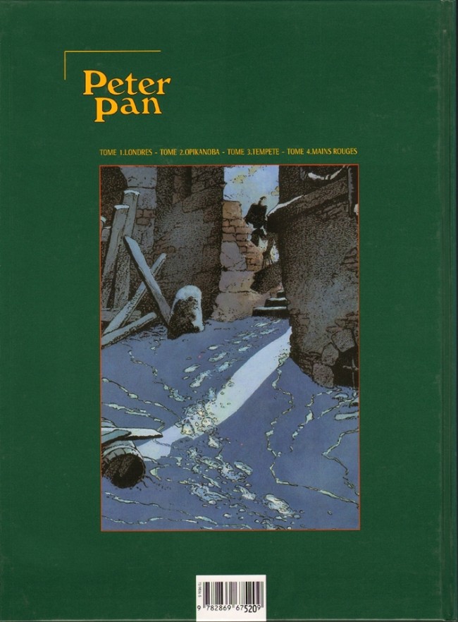 Verso de l'album Peter Pan Tome 4 Mains rouges
