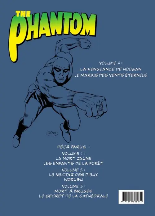 Verso de l'album The Phantom Tome 4 La vengeance de Hoogan / Le marais des vents éternels