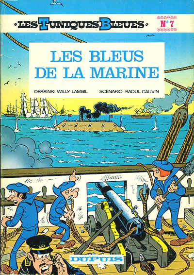 Couverture de l'album Les Tuniques Bleues Tome 7 Les bleus de la marine