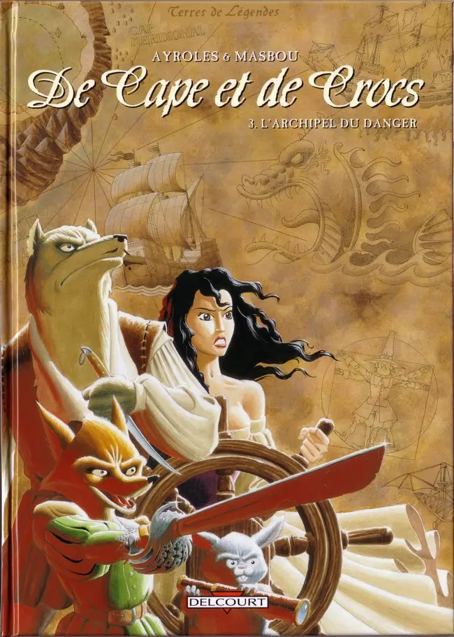 Couverture de l'album De Cape et de Crocs Tome 3 L'archipel du danger