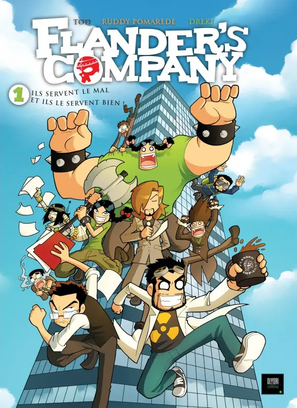 Couverture de l'album Flander's Company Tome 1 Ils servent le Mal et ils le servent bien !