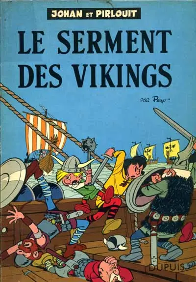 Couverture de l'album Johan et Pirlouit Tome 5 Le serment des vikings