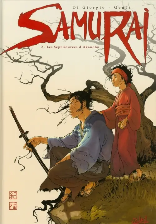 Couverture de l'album Samurai Tome 2 Les sept sources d'Akanobu