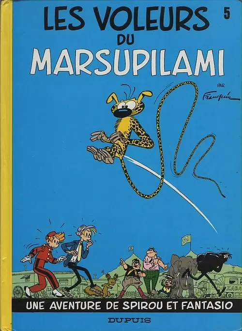 Couverture de l'album Spirou et Fantasio Tome 5 Les voleurs du Marsupilami