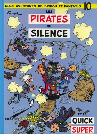Couverture de l'album Spirou et Fantasio Tome 10 Les pirates du silence