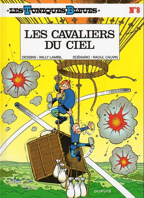 Couverture de l'album Les Tuniques Bleues Tome 8 Les cavaliers du ciel