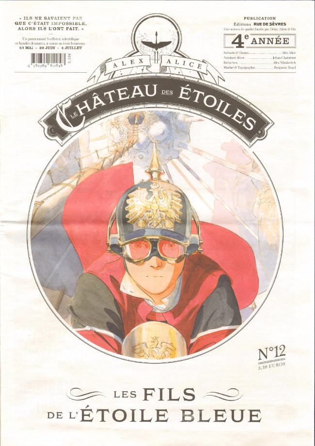 Couverture de l'album Le Château des étoiles N° 12 Les Fils de l'étoile bleue