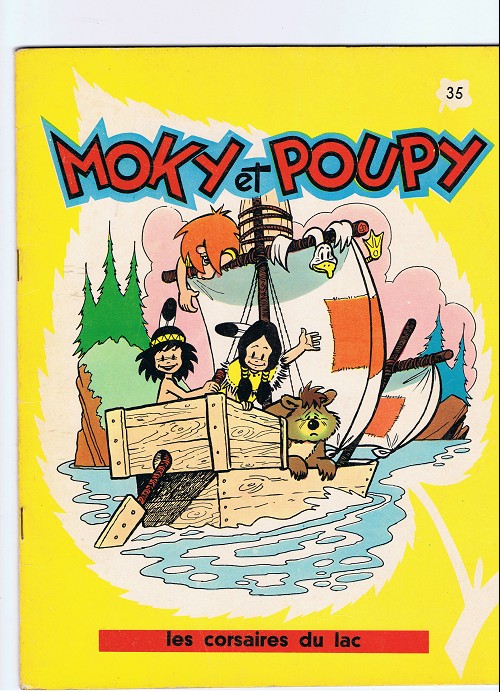 Couverture de l'album Moky et Poupy Tome 35 Les corsaires du lac