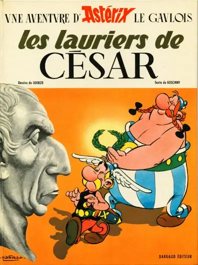 Couverture de l'album Astérix Tome 18 Les lauriers de César