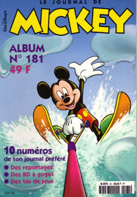 Couverture de l'album Le Journal de Mickey Album N° 181