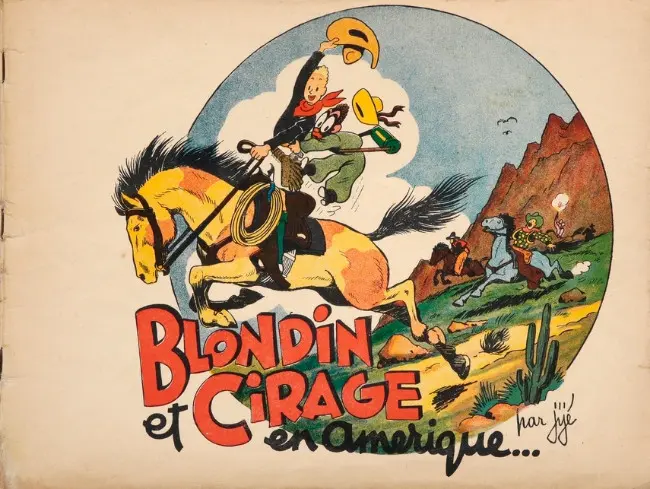Couverture de l'album Blondin et Cirage Tome 1 Blondin et Cirage en Amérique