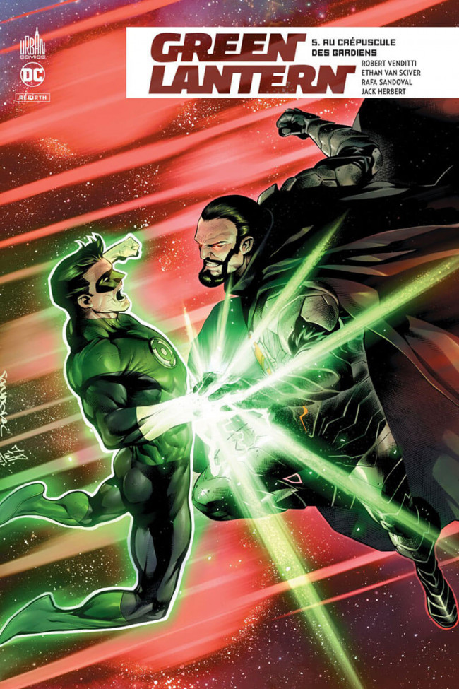 Couverture de l'album Green Lantern Rebirth Tome 5 Au crépuscule des gardiens