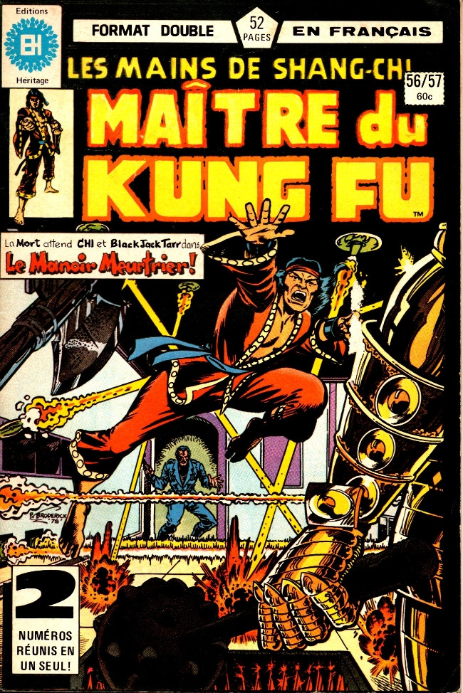 Couverture de l'album Les Mains de Shang-Chi, maître du Kung-Fu N° 56/57 Rentrer mourir