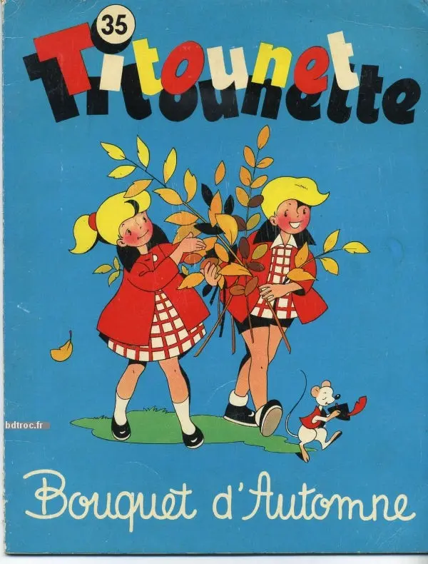 Couverture de l'album Titounet et Titounette Tome 35 Bouquet d'automne