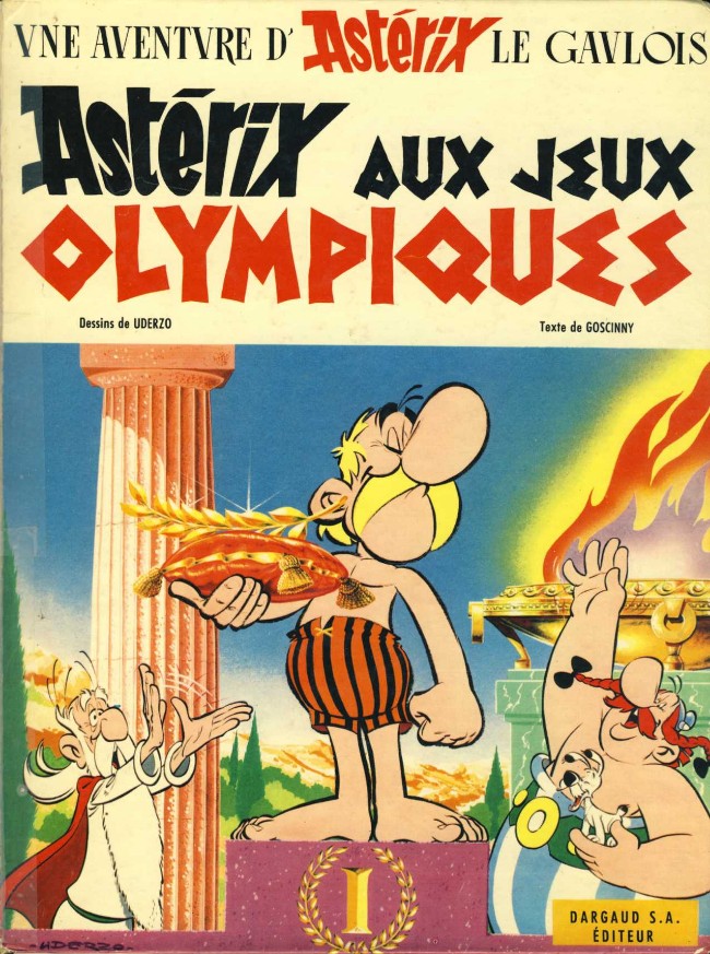 Couverture de l'album Astérix Tome 12 Astérix aux jeux Olympiques