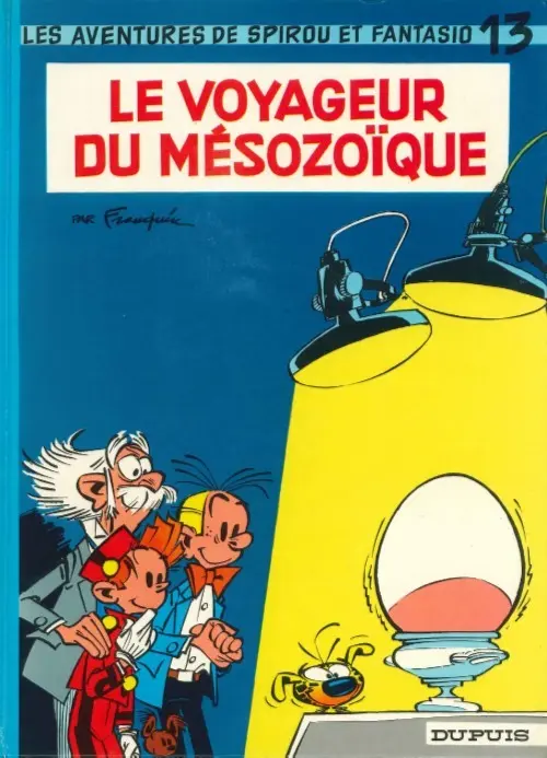Couverture de l'album Spirou et Fantasio Tome 13 Le voyageur du mésozoïque