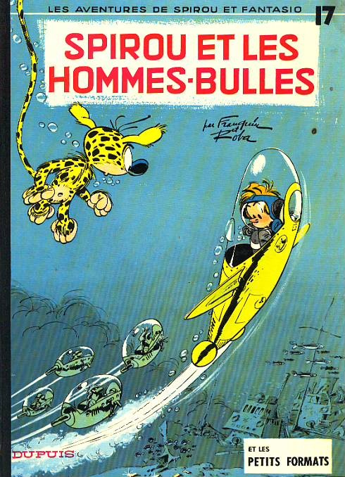 Couverture de l'album Spirou et Fantasio Tome 17 Spirou et les hommes-bulles