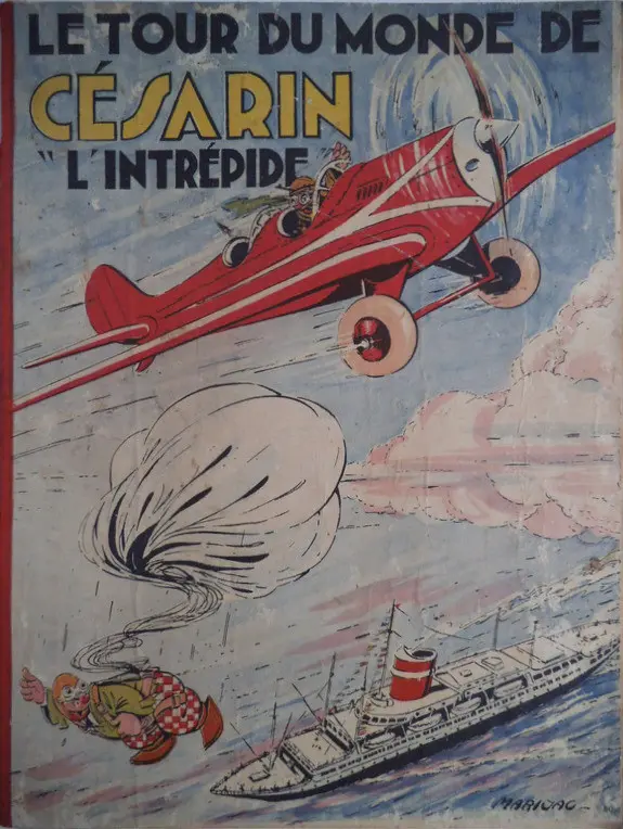 Couverture de l'album Le tour du monde de Césarin l'intrépide