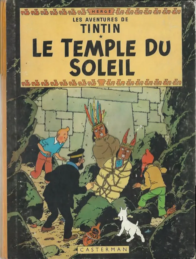 Couverture de l'album Tintin Tome 14 Le temple du soleil