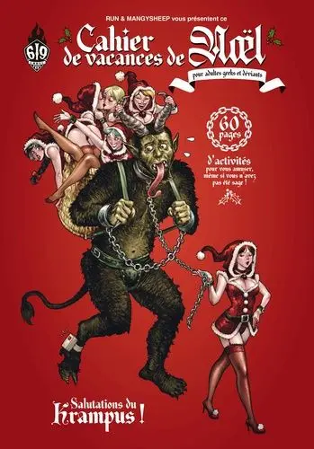 Couverture de l'album Cahier de vacances Cahier de vacances de Noël pour adultes geeks et déviants