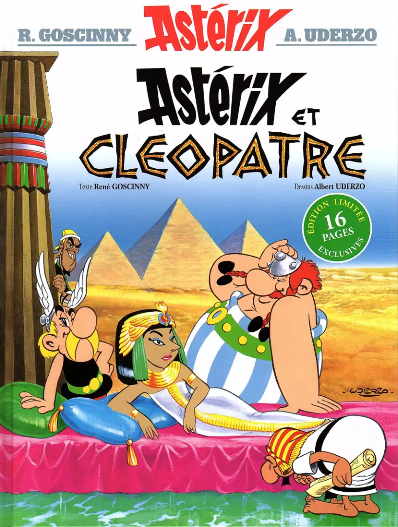 Couverture de l'album Astérix Tome 6 Astérix et Cléopâtre
