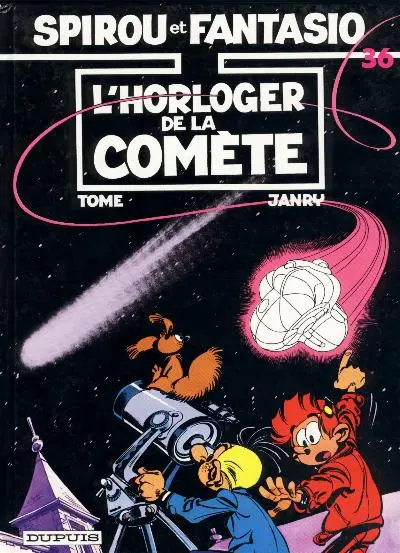 Couverture de l'album Spirou et Fantasio Tome 36 L'horloger de la comète