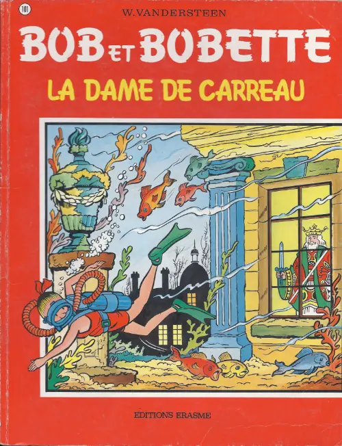 Couverture de l'album Bob et Bobette Tome 101 La dame de carreau