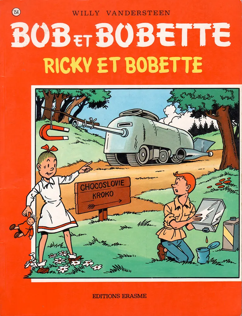 Couverture de l'album Bob et Bobette Tome 154 Ricky et Bobette