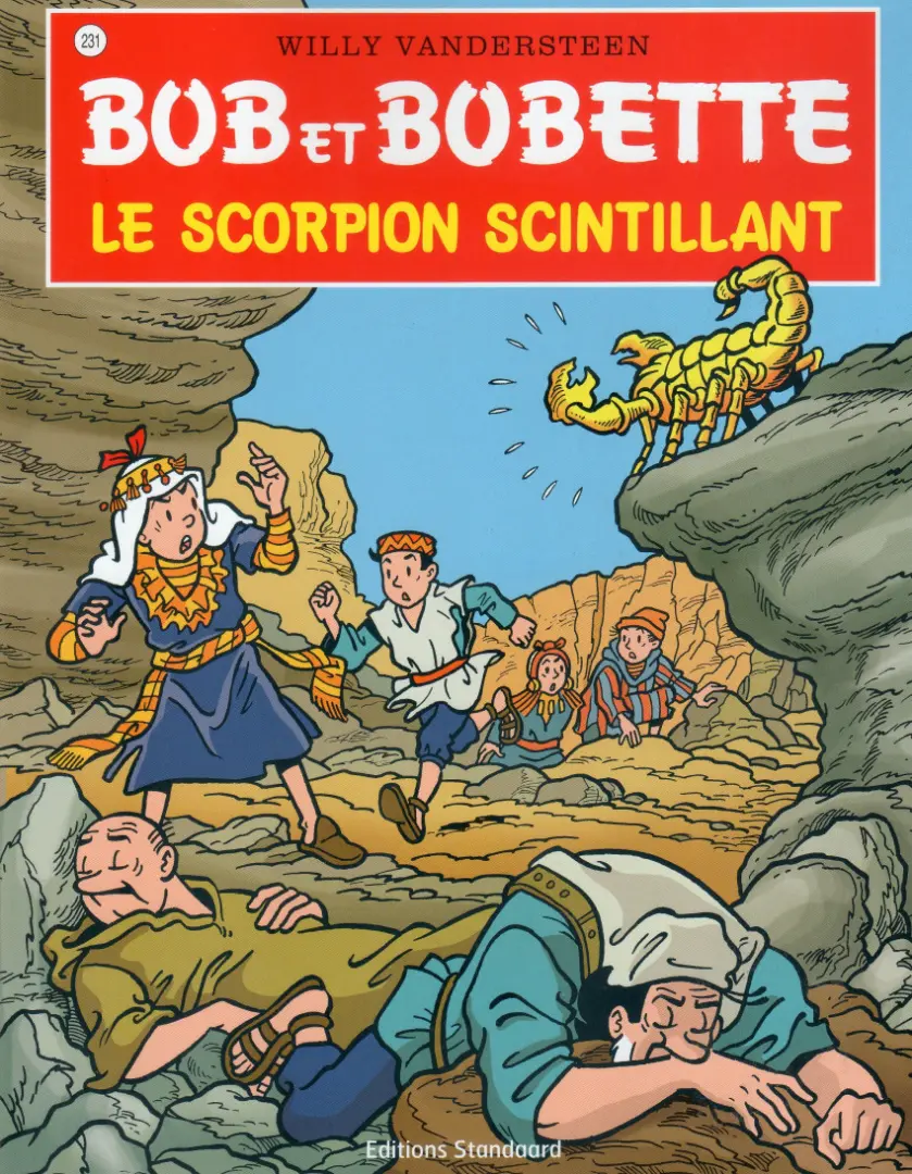 Couverture de l'album Bob et Bobette Tome 231 Le scorpion scintillant
