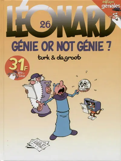 Couverture de l'album Léonard Tome 26 Génie or not génie ?