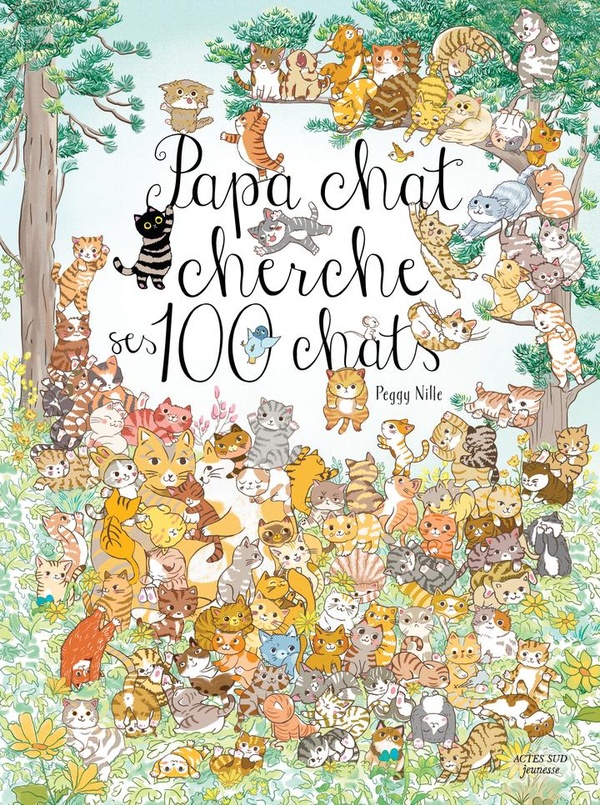 Couverture de l'album Papa chat cherche ses 100 chats