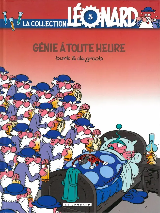 Couverture de l'album La Collection Léonard Tome 5 Génie à toute heure
