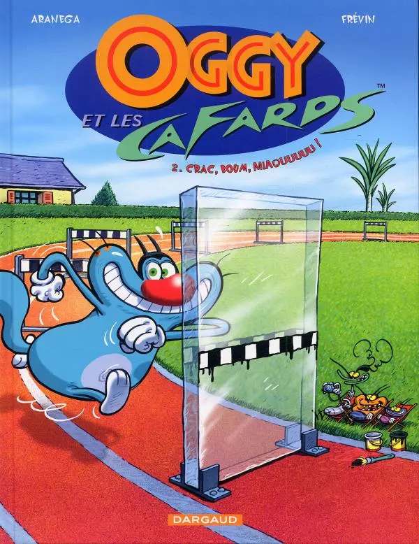 Couverture de l'album Oggy et les cafards Tome 2 Crac, boom, miaouuu !