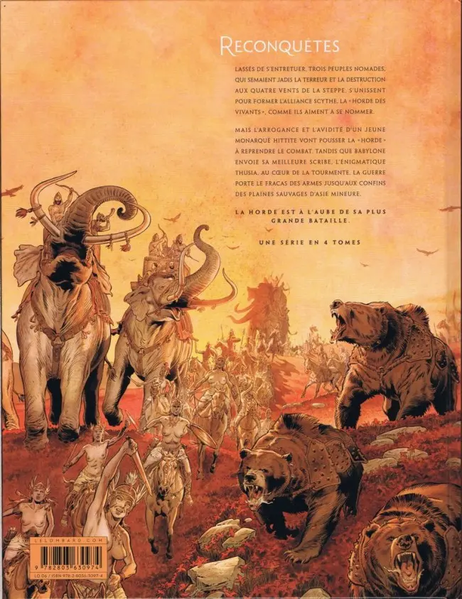 Verso de l'album Reconquêtes Tome 2 Le Piège hittite