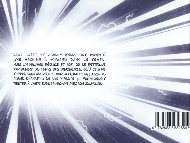 Verso de l'album Relous vers le futur Retour au crétincé