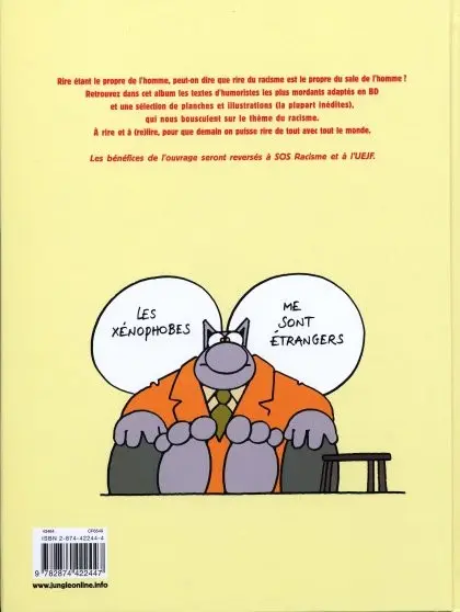 Verso de l'album Rire contre le racisme